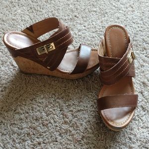 Tommy Hilfiger Cork Wedges